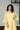 Lemon-Yellow Pero Chanderi Kurta Set with Floral Shoulder Yoke
