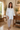 White Pure Linen Shirt with Lace Detailing
