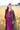 Ruby Pink Velvet Hand Embroidered Jhumar Kurta Set