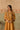 Mustard Silk Kaftan Kurta Set with Zari Embroidered Neckline
