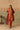 Orange Silk Kurta Set with Pomegranate Embroidery