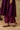 Purple Chanderi Kurta Set with Golden Embroidery & Organza Dupatta