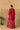 Ruby Red Silk Short Kurta & Sharara Set with Zardozi & Organza Dupatta