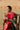 Ruby Red Silk Short Kurta & Sharara Set with Zardozi & Organza Dupatta