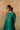 Teal Chanderi Short Kurta Set with Brocade Salwar & Organza Dupatta