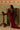 Olive Zari-Striped Chanderi Kurta Set with Velvet Yoke & Organza Dupatta