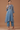 Light Blue A-Line Cowl Co-ord Set