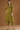 Olive A-Line Cowl Co-ord Set