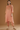 Peach A-Line Cowl Co-ord Set