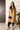 Gold Striped Long Tissue Kaftan Kurta with Embroidered Velvet Yoke