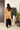 Gold Striped Tissue Kaftan Kurta with Embroidered Velvet Yoke