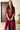 Cherry Tissue Kaftan Kurta with Embroidered Velvet Yoke