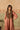 Peach Striped Silk Jacket Set with Velvet Patchwork