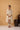 Off White Silk Choga Kurta Set with Hand-Embroidered Yoke & Lilac Dupatta