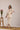 Chanderi Twin Lace Panel Shirt Set in Off-White