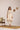 High-Low Mul Chanderi Kiva Kurta Set in Off-White