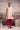 Off White Mirror-Embroidered High-Low Kurta with Magenta Brocade Pants