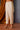 Off-White Pants with Gold Tissue Side Strip