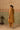 Mustard Silk Kurta Set with Velvet V-Yoke