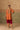 Orange Silk Short Kurta Set with Brocade Salwar & Dupatta