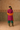 Plum Silk Short Kurta Set with Brocade Salwar & Dupatta