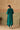 Teal Silk Asymmetric Kaftan Kurta Set with Gota Work