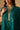 Teal Silk Asymmetric Kaftan Kurta Set with Gota Work