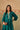 Teal Silk High-Low Kurta Set with Gota Work