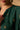 Emerald Green Silk Jacket Set with Hand Embroidery & Tissue Slip