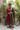 Rani Pink Silk Kurta Set with Hand-Embroidered Yoke & Beaded Tassels