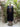 Midnight navy Heena velvet kurta with brocade pants on a mannequin, without dupatta