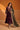 Wine velvet Vira kurta set with green dupatta, worn by a model